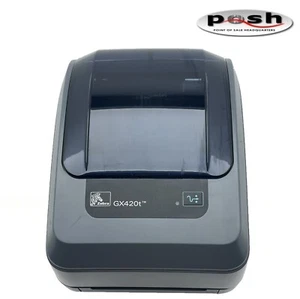 Zebra GX420t Thermal Transfer Label Printer – USB/Serial/Ethernet – PS Included! - Afbeelding 1 van 9