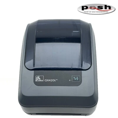 Zebra GX420t Thermal Transfer Label Printer – USB/Serial/Ethernet – PS Included! - Image 1 of 4