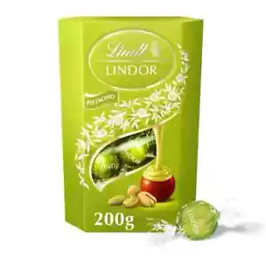 Lindt Lindor Pistaziencreme Milchschokolade Trüffel 200g - langes Verfallsdatum - Bild 1 von 4