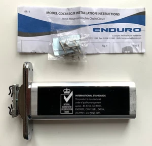 Enduro CDC85SC/R Concealed Jamb Mounted Double Chain Closer, BOX DAMAGE - Picture 1 of 8