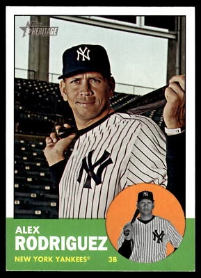 2012 Topps Heritage #361 Alex Rodriguez Card - Image 1 of 2