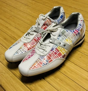 Womens FootJoy  Golf Shoes Lopro Collection  Sz 7 Mosaic Multicolor 97159 Rare - Picture 1 of 11