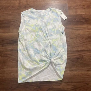 NWT Abercrombie Kids Short Sleeve T-Shirt Tee Knot Tie Dye Size Girls 11/12 - Picture 1 of 13