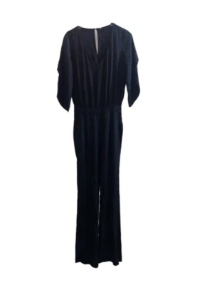 Mono de mujer Diane Von Furstenberg de seda pierna recta negro negro talla 4 Foto 1 de 4