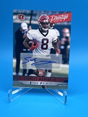 2019 Panini Prestige Xtra Points 294 Stanley Morgan Jr. Bengals Rookie Auto - Image 1 of 3