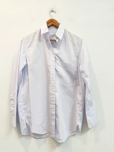 Camisa para mujer de diseñador Jac + Jack talla XS relajada de gran tamaño lila con botones delanteros - Imagen 1 de 3