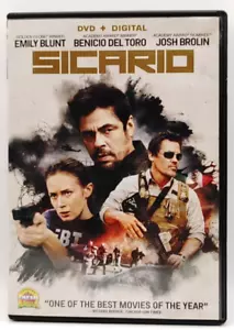 SICARIO - Emily Blunt Benicio Del Toro DVD NM - Imagen 1 de 3