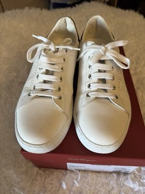 Zapatillas Hombre Salvatorre Ferragamo Pierre Talla 8M Azul Marino Becerro Foto 1 de 4