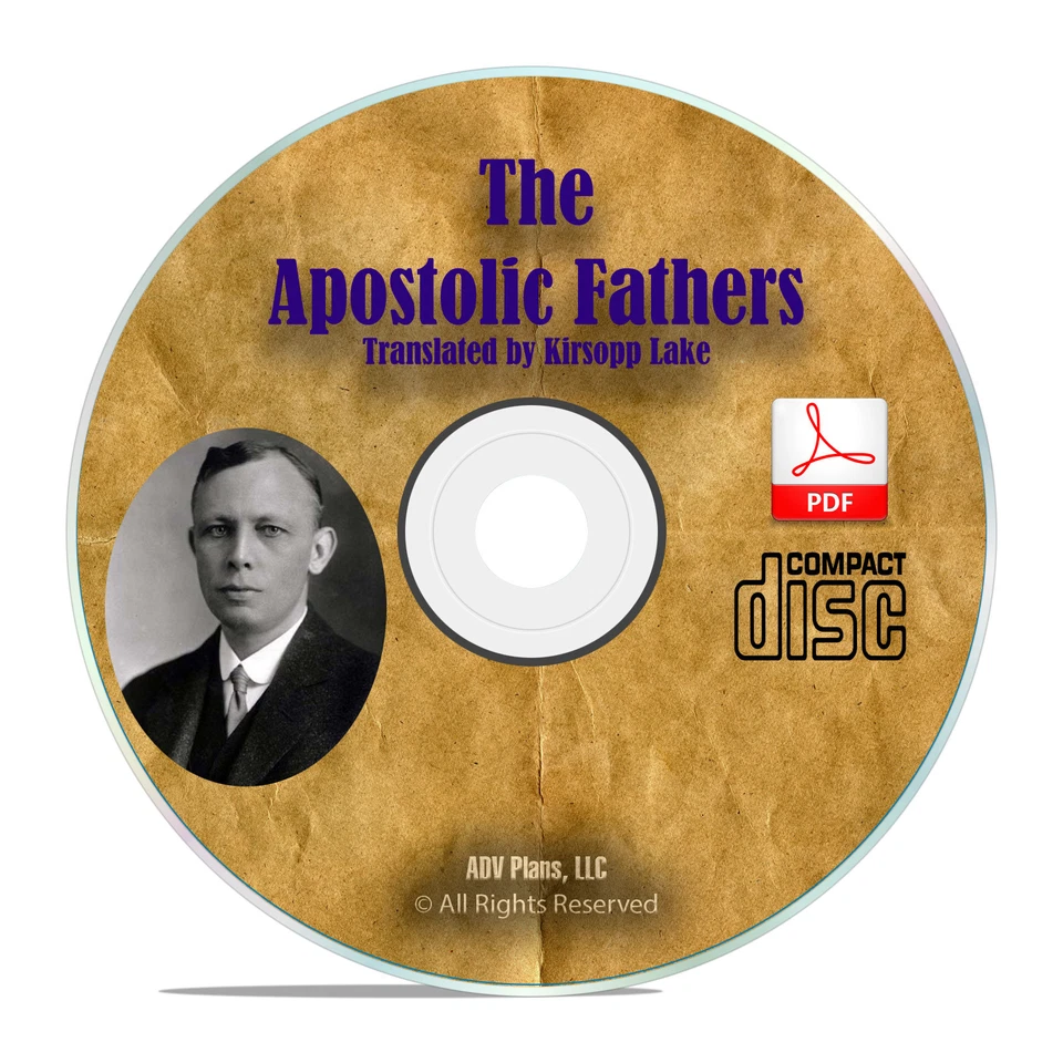 Apostolic Fathers, Kirsopp Lake Christian Church Bible Origin Classic CD H09 Foto 1 de 1