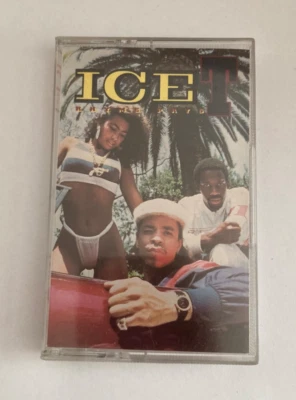 Vintage 1987 Ice-T RHYME PAYS Cassette Tape Sire Records NEAR MINT & TESTED - Image 1 of 4