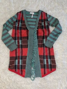 Matilda Jane 435 Girls Sz. 8 Cardigan Sweater. Great Colors, Fun - Picture 1 of 9