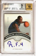 2006-07 Upper Deck SP Authentic Randy Foye Auto RC #128 /299 BGS 9 w/10 Auto