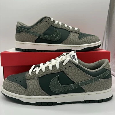 Nike Dunk Low Retro Premium Verde Blanco Tenis HF4878-053 Hombres Talla TOTALMENTE NUEVAS Foto 1 de 4