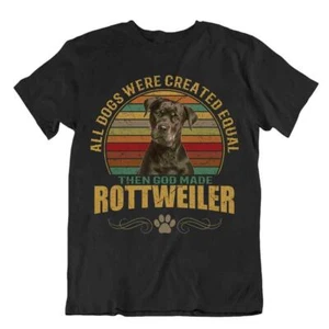 Rottweiler Hund T-Shirt süß Geschenk Tierliebhaber beste Freundin Vintage lustig cool Tee - Bild 1 von 8