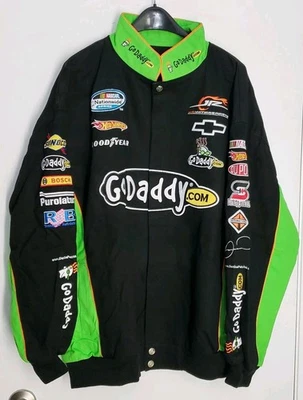 Chaqueta Chase Authentics Danica Patrick #7 Go Daddy GoDaddy NASCAR 2XL Foto 1 de 4