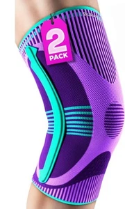 XXL DR. BRACE Elite Kniebandage mit Seitenstabilisatoren & Patella Gel Pad - Bild 1 von 7