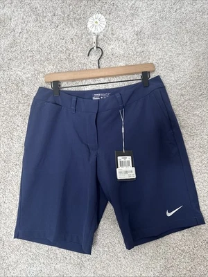 Pantalones Cortos Nike Victory Dri-Fit NikeGolf Frente Plano Cremallera 8" Talla 9” Azul 725768 Foto 1 de 4
