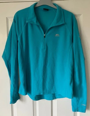 Trespass Shiner Ladies Turquoise Long Sleeve Fleece Size XL - Exc Condition - Image 1 of 2