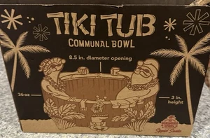 Nuevo en caja Beachbum Berrys Sippin' Santa Tiki bañera cuenco comunitario - Imagen 1 de 7