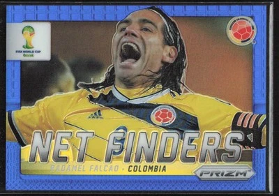 2014 Panini Prizm FIFA World Cup Net Finders Blue Radamel Falcao /199 Colombia - Image 1 of 2
