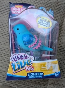 Little Live Pets Interactive Light-up Bird, Shelly Shimmer, Record & Repeat - Picture 1 of 2