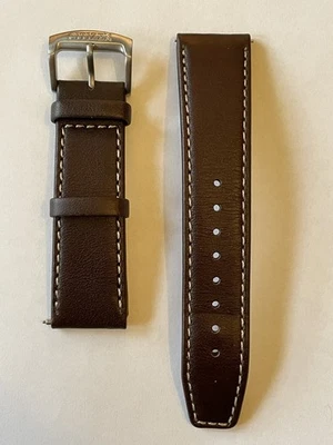 Citizen 22 Brown Leather Watch Strap Brycen, Garrison, Avion, Skyhawk, Nighthawk - Image 1 of 4