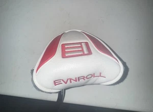 Evnroll Golf Mallet Putter /White/Red Head-cover /34 In / Super Stroker Grip/ RH - Picture 1 of 6