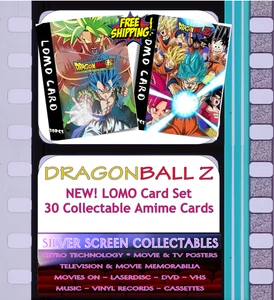 Dragon Ball Z LOMO Card Set  30 Collectible Anime Cards NEW - Free Post - Picture 1 of 14
