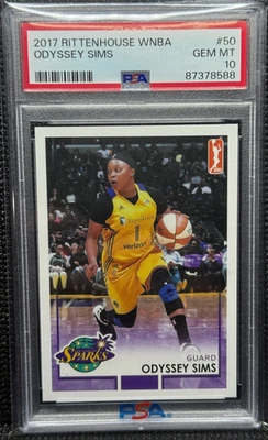 🏀 Odyssey Sims 💎 PSA 10 💎 2017 Rittenhouse WNBA - Indiana Fever Free Shipping - Image 1 of 4