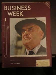 Business Week Magazine October 1955 Canada's C.D. Howe Free Economy 65 - Picture 1 of 1