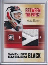  2010-11 Between The Pipes Emblems Black #M41 Martin Brodeur PATCH /6*