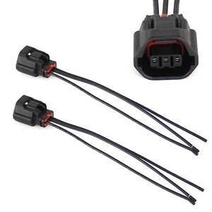 2pc Transmission Input Speed Sensor Connectors w/ Wiring Pigtail For Hyundai Kia - Picture 1 of 6