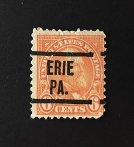 Erie, Pennsylvania Type 204 Precancel - 6 cents Garfield - U.S. #638 - PA - Picture 1 of 1