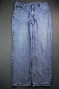 Vintage 1990's Men's Bugle Boy 750 Jeans Relaxed Light Size 38x32 (Msr 36x30) - Bild 1 von 11