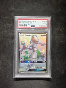 MEWTWO GX SV59/94 PSA 9 2019 POKEMON HIDDEN FATES - Picture 1 of 2