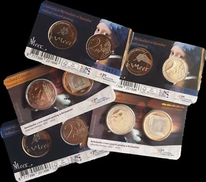 PAÍSES BAJOS 2 euros + penning 2023 Holanda HCF Johannes Vermeer CC ¡KNM.! 4985! - Imagen 1 de 14