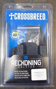 Crossbreed Reckoning RH IWB/OWB Combo Holster S&W M&P Shield 9/40/plus PC 3.1" - Picture 1 of 1