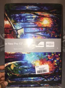 13 Zoll Schutzhülle A1706/A1708/A1989 Schale MacBook Pro Rainy Night Cover - Bild 1 von 4