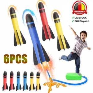 Rakete Luftdruck Set - Outdoor Spielzeug für Kinder Geschenke +6 Stk Raketen - Bild 1 von 19