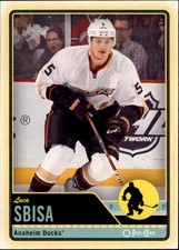 2012-13 O-Pee-Chee Anaheim Ducks Hockey Card #5 Luca Sbisa