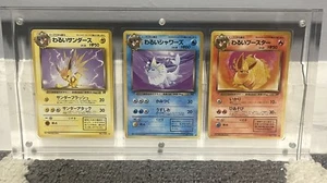 Pokemon Acrylic Magnet 3 Card Display Case With Cards Shown Included! - Picture 1 of 2