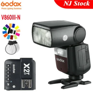 US Godox V860III-N 2.4G TTL HSS Flash Light X2T-N Speedlite Trigger For Nikon - Picture 1 of 12