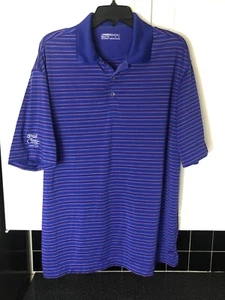 Camisa polo/golf para hombre Nike Golf Dri-Fit S/S talla grande L - rayas - poliéster - Imagen 1 de 5