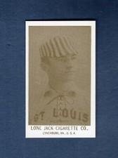 1887 Lone Jack N370 Reprint: NAT HUDSON, St. Louis Browns (Cardinals) A.A.