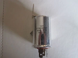 3 Pin 12v Automotive Flasher With Fixed Metal Bracket Unit Max 47w - (FL04) - Picture 1 of 2
