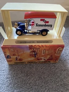 Matchbox Truck Great Beers of the World 1910 RENAULT AG KRONENBOURG YGB07 MIB - Picture 1 of 13