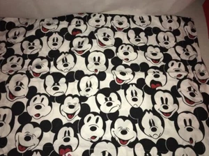 Vintage Disney Mickey Mouse Head Heads Pilllow Sham Large - Picture 1 of 5