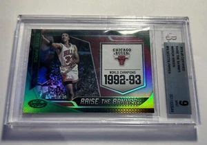 2019-20 Certified Raise the Banner Mirror Green #16 Scottie Pippen 4/5 - Picture 1 of 4