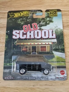 2024 Hot Wheels Premium Pop Culture "Old School" 1979 Dodge Ram Van - Picture 1 of 3