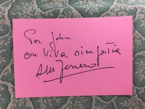 Anna Maria Ferrero - Der Glöckner von Rom - Krieg und Frieden - Autogramm 1973 - Bild 1 von 2